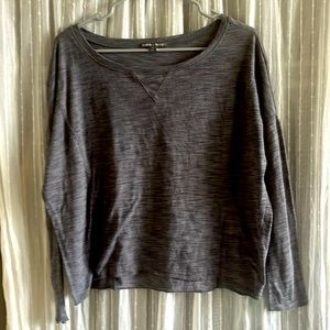 Gray long sleeve threads 4 thought shirt Will donate if doesn’t sell ‼️